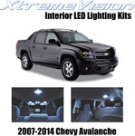 Xtremevision Interior LED for Chevy Avalanche 2007-2014 (14 Pieces) Interior LED Kit + Installation Tool
