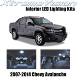 Xtremevision Interior LED for Chevy Avalanche 2007-2014 (14 Pieces) Interior LED Kit + Installation Tool