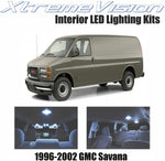 Xtremevision Interior LED for GMC Savana 1996-2002 (12 Pieces) Cool White Interior LED Kit + Installation Tool