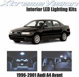 XtremeVision LED for Audi A4 Avant 1996-2001 (17 Pieces) Cool White Premium Interior LED Kit Package + Installation Tool