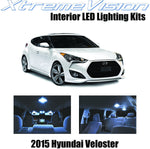 XtremeVision Interior LED for Hyundai Veloster w/Panoramic Roof 2015+ (9 pcs)