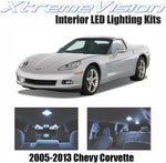 Xtremevision Interior LED for Chevrolet Corvette 2005-2013 (4 Pieces) Cool White Interior LED Kit + Installation Tool