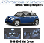 XtremeVision Interior LED for Mini Cooper S 2001-2006 (8 Pieces) Cool White Interior LED Kit + Installation Tool