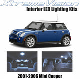 XtremeVision Interior LED for Mini Cooper S 2001-2006 (8 Pieces) Cool White Interior LED Kit + Installation Tool