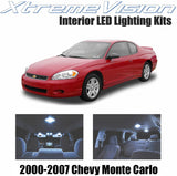 XtremeVision Interior LED for Chevrolet Monte Carlo 2000-2007 (5 Pieces) Cool White Interior LED Kit + Installation Tool