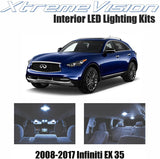 Xtremevision Interior LED for Infiniti EX 35 2008-2017 (6 Pieces) Cool White Interior LED Kit + Installation Tool