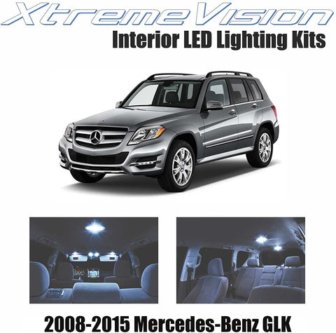 Xtremevision Interior LED for Mercedes-Benz GLK 2008-2015 (17 Pieces)