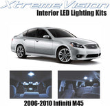 XtremeVision Interior LED for Infiniti M45 2006-2010 (10 Pieces) Cool White Interior LED Kit + Installation Tool