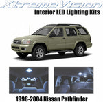 Xtremevision Interior LED for Nissan Pathfinder 1996-2004 (4 Pieces) Cool White Interior LED Kit + Installation Tool