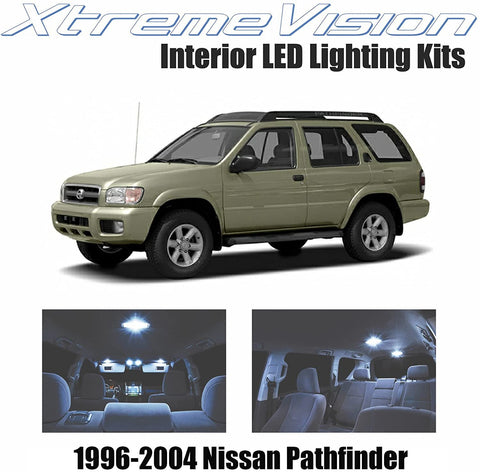 Xtremevision Interior LED for Nissan Pathfinder 1996-2004 (4 Pieces)