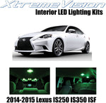 XtremeVision Interior LED for Lexus IS250 IS350 ISF 2014-2015 (11 pcs)