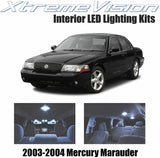 Xtremevision Interior LED for Mercury Marauder 2003-2004 (8 Pieces)