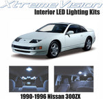 Xtremevision Interior LED for Nissan 300ZX 1990-1996 (3 Pieces) Cool White Interior LED Kit + Installation Tool