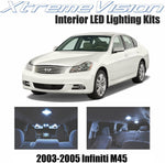 XtremeVision Interior LED for Infiniti M45 2003-2005 (7 Pieces) Cool White Interior LED Kit + Installation Tool