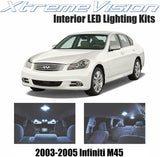 XtremeVision Interior LED for Infiniti M45 2003-2005 (7 Pieces) Cool White Interior LED Kit + Installation Tool