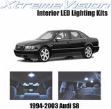XtremeVision LED for Audi S8 1994-2003 (16 Pieces) Cool White Premium Interior LED Kit Package + Installation Tool