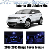 XtremeVision Interior LED for Land Rover Range Rover Evoque SUV 2012-2015 (9 pcs)