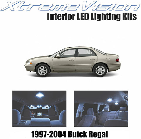 XtremeVision Interior LED for Buick Regal 1997-2000 (16 Pieces) Cool White Interior LED Kit + Installation Tool
