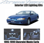 XtremeVision Interior LED for Chevrolet Monte Carlo 1995-1999 (7 Pieces) Cool White Interior LED Kit + Installation Tool