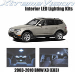 XtremeVision Interior LED for BMW X3 (E83) 2003-2010 (13 Pieces) Cool White Interior LED Kit + Installation Tool