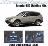 XtremeVision Interior LED for BMW X3 (E83) 2003-2010 (13 Pieces) Cool White Interior LED Kit + Installation Tool