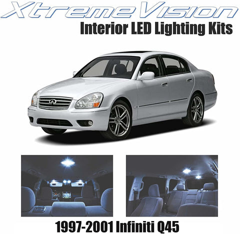 Xtremevision Interior LED for Infiniti Q45 1997-2001 (8 Pieces)