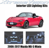 XtremeVision Interior LED for Mazda MX-5 Miata 2006-2017 (2 Pieces) Cool White Interior LED Kit + Installation Tool