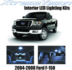 Xtremevision Interior LED for Ford F-150 F150 2004-2008 (5 Pieces) Cool White Interior LED Kit + Installation Tool