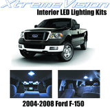 Xtremevision Interior LED for Ford F-150 F150 2004-2008 (5 Pieces) Cool White Interior LED Kit + Installation Tool