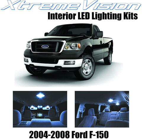 Xtremevision Interior LED for Ford F-150 F150 2004-2008 (5 Pieces)