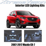 XtremeVision Interior LED for Mazda CX-7 2007-2017 (4 Pieces) Cool White Interior LED Kit + Installation Tool