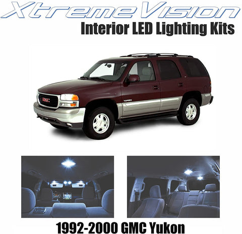Xtremevision Interior LED for GMC Yukon 1992-2000 (16 Pieces)