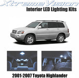 Xtremevision Interior LED for Toyota Highlander 2001-2007 (6 Pieces)