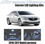 XtremeVision Interior LED for Buick Lacrosse 2010-2017 (12 Pieces) Cool White Interior LED Kit + Installation Tool