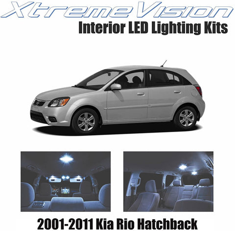 XtremeVision Interior LED for Kia Rio 5 Hatcback 2001-2011 (3 Pieces)