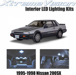 Xtremevision Interior LED for Nissan 200SX 1995-1998 (3 Pieces) Cool White Interior LED Kit + Installation Tool