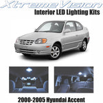 XtremeVision Interior LED for Hyundai Accent 2000-2005 (3 Pieces) Cool White Interior LED Kit + Installation Tool