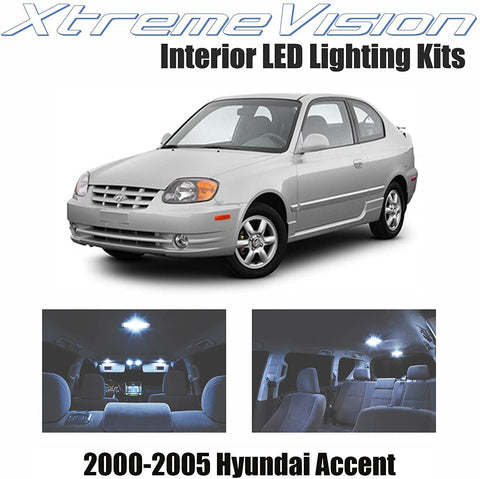 XtremeVision Interior LED for Hyundai Accent 2000-2005 (3 Pieces)