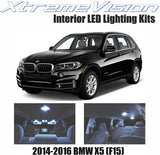 XtremeVision Interior LED for BMW X5 (F15) 2014-2016 (17 Pieces) Cool White Interior LED Kit + Installation Tool