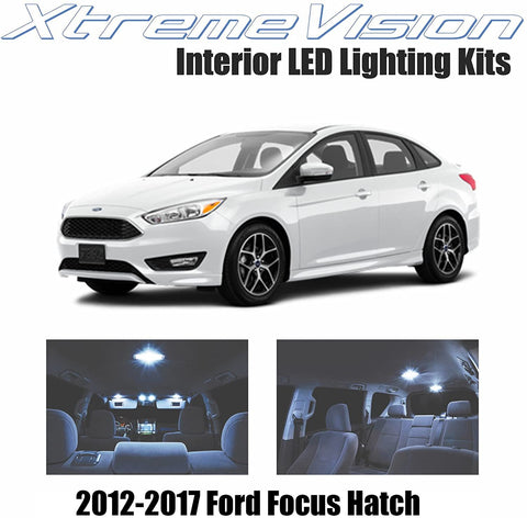 Xtremevision Interior LED for Ford Focus Hatch 2012-2017 (4 Pieces)