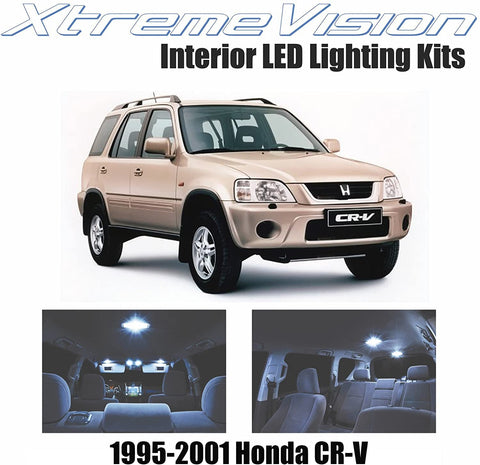 Xtremevision Interior LED for Honda CR-V 1995-2001 (4 Pieces)