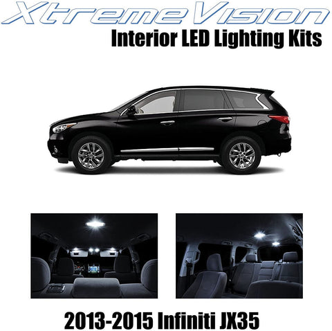 XtremeVision Interior LED for Infiniti JX35 2013-2015 (11 pcs)