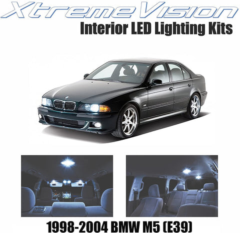 XtremeVision Interior LED for BMW M5 (E39) 1998-2004 (16 Pieces) Cool White Interior LED Kit + Installation Tool