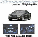 XtremeVision Interior LED for Mercedes-Benz CL 1999-2005 (14 Pieces) Cool White Interior LED Kit + Installation Tool