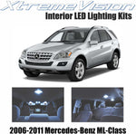 Xtremevision Interior LED for Mercedes-Benz ML-Class 2006-2011 (11 Pieces) Cool White Interior LED Kit + Installation Tool