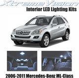 Xtremevision Interior LED for Mercedes-Benz ML-Class 2006-2011 (11 Pieces) Cool White Interior LED Kit + Installation Tool