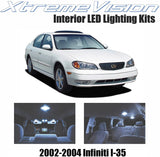 XtremeVision Interior LED for Infiniti I-35 2002-2004 (5 Pieces) Cool White Interior LED Kit + Installation Tool