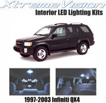 Xtremevision Interior LED for Infiniti QX4 1997-2003 (4 Pieces) Cool White Interior LED Kit + Installation Tool