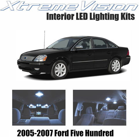 Xtremevision Interior LED for Ford Five Hundred 2005-2007 (5 Pieces)