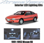 Xtremevision Interior LED for Nissan NX 1991-1993 (3 Pieces) Cool White Interior LED Kit + Installation Tool